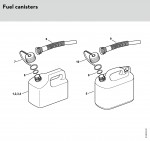 Stihl Fuel canister 5 l, transparent Fuel Canister Spare Parts